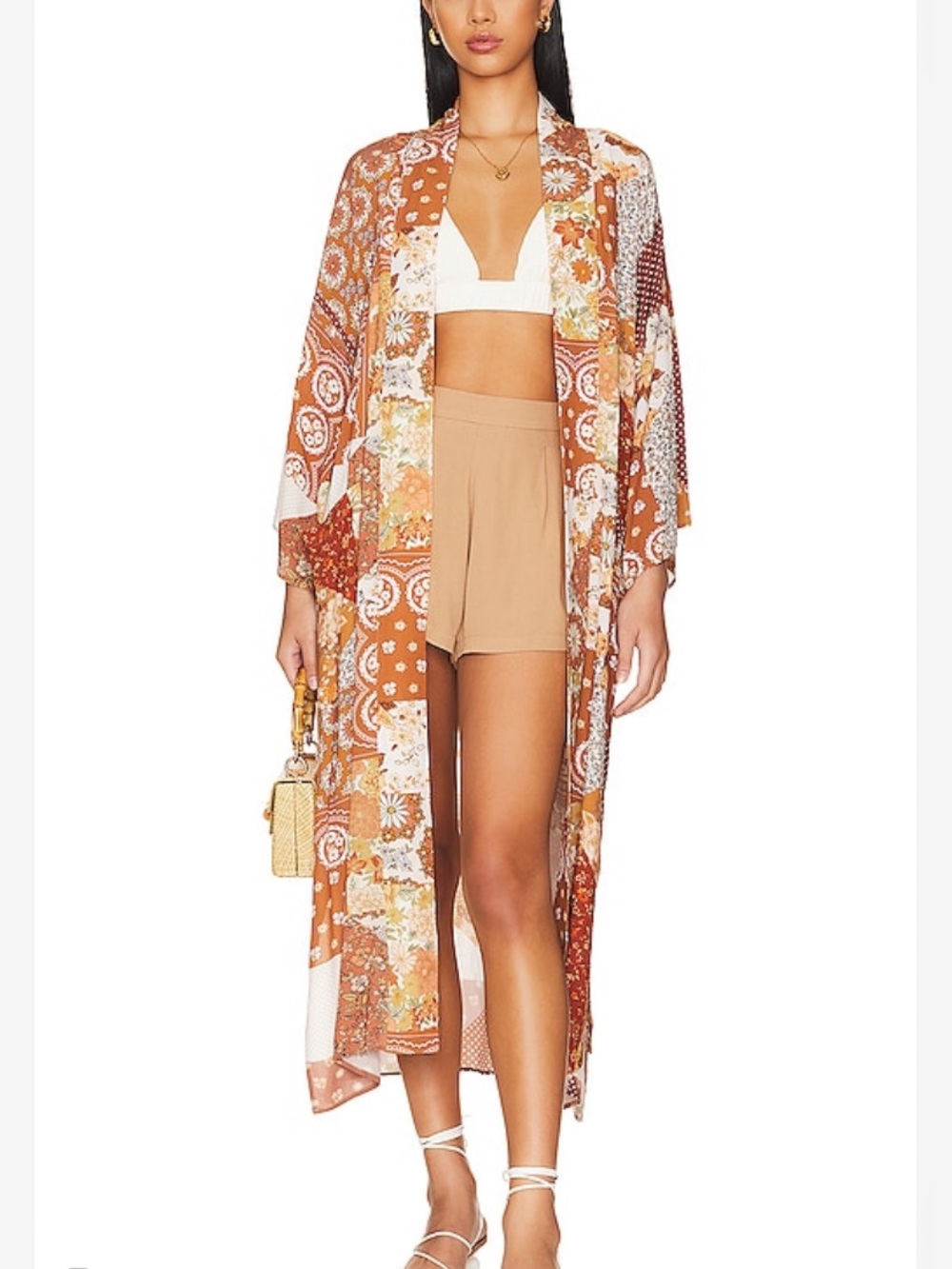Spell cha cha maxi robe brown sugar
